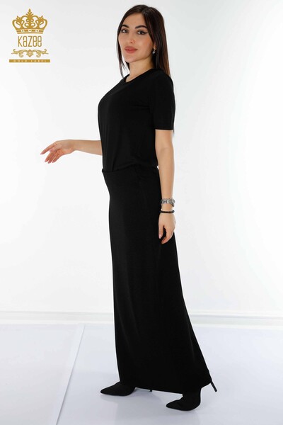 Vendita All'ingrosso Gonna lunga da donna Nera - 4138 | KAZEE - 2