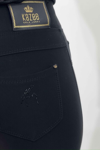 Calzamaglia delle donne all'ingrosso pantaloni di cotone con Kazee Logo-3202 / KAZEE - Thumbnail