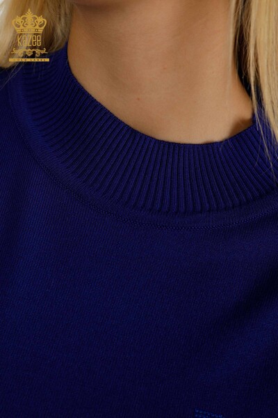 All'ingrosso Maglione maglieria da donna - Colletto rialzato - Saks - 30393 | KAZEE - 4