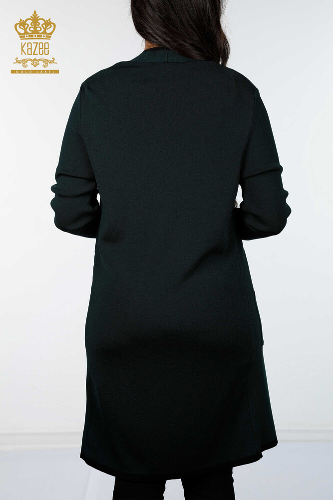 All'ingrosso Cardigan da donna - maniche lato a righe - tasca - 14269 | KAZEE - 21