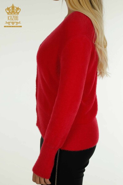 All'ingrosso Cardigan da donna - Angora - Fucsia - 30447 | KAZEE - 5