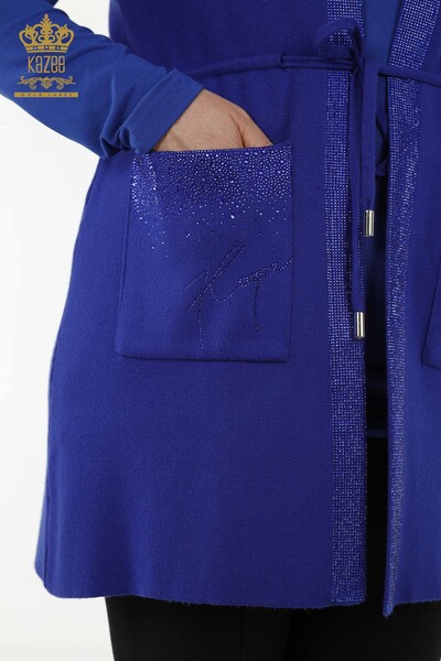 All'ingrosso Gilet da donna - Tasca Dettagliata - blu scuro - 30299 | KAZEE - Thumbnail