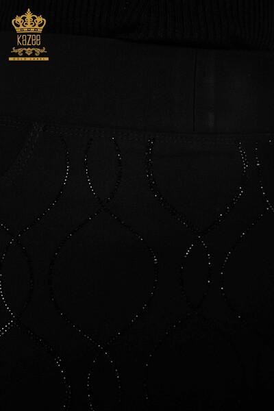 All'ingrosso Gonna lunga da donna - Modellato - Pietra ricamata - Strisce dettagliate - 4188 | KAZEE - 4