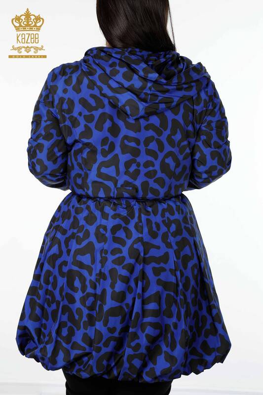 Ingrosso Donna Impermeabile Blu Scuro - İstanbul Ingrosso Abbigliamento - 7578 | KAZEE