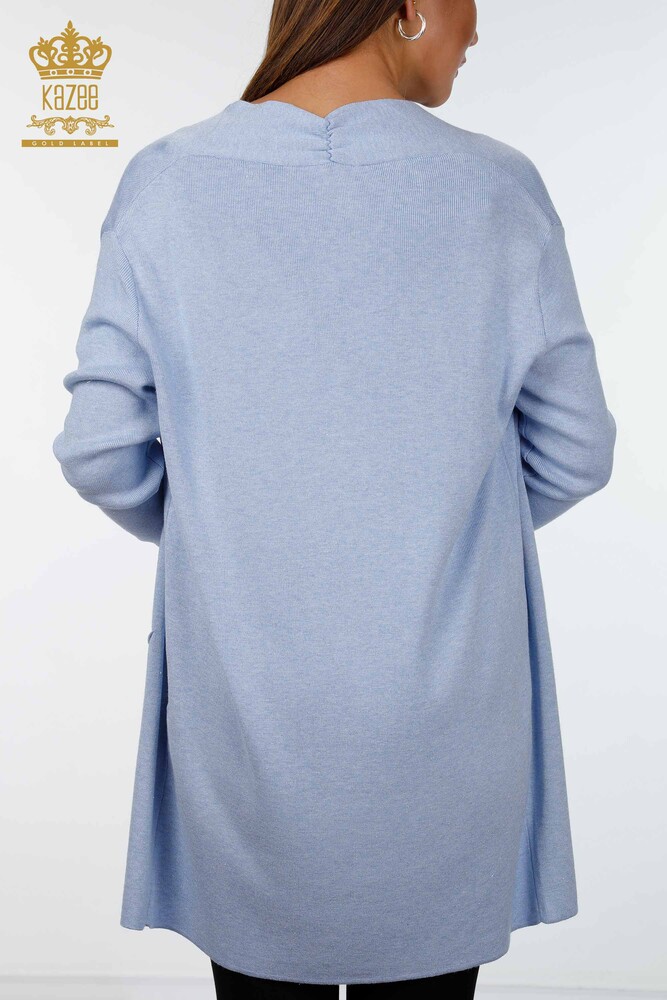 All'ingrosso Maglieria da donna Cardigan - Lungo - Dettagli tasche - Viscosa - 16871 | KAZEE - 4