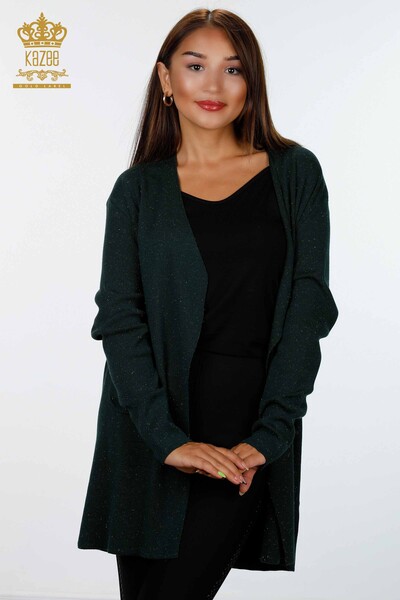 All'ingrosso Maglieria da donna Cardigan - Lungo - Dettagli tasche - Viscosa - 16871 | KAZEE - 9