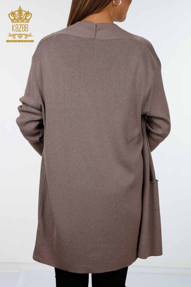 All'ingrosso Maglieria da donna Cardigan - Lungo - Dettagli tasche - Viscosa - 16871 | KAZEE - 21