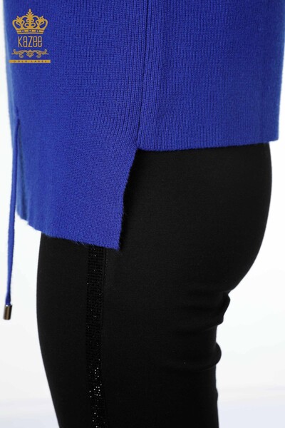 Ingrosso Maglieria Donna Gilet - Corto - Ricamato Fiori Ricamato Pietra - 16814 | KAZEE - 14