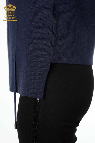 Ingrosso Maglieria Donna Gilet - Corto - Ricamato Fiori Ricamato Pietra - 16814 | KAZEE - 36