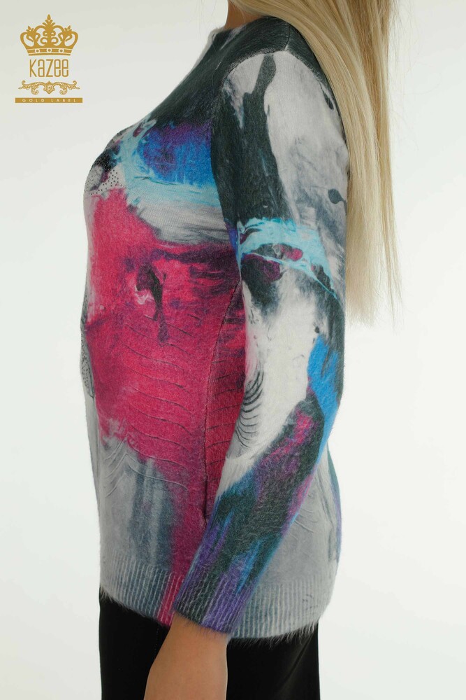 All'ingrosso Maglione Maglieria da donna - Angora - Stampa digitale - Digitale - 40039 | KAZEE - 6