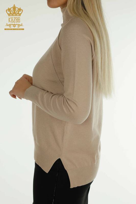 All'ingrosso Maglieria da donna maglione Basic Beige - 30757 | KAZEE