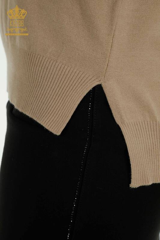 All'ingrosso Maglieria da donna maglione Basic Beige - 30757 | KAZEE