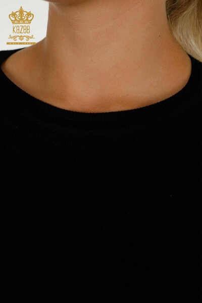 All'ingrosso Maglione di maglieria da donna - Colorato Tascabile - marrone chiaro - 30108 | KAZEE - Thumbnail
