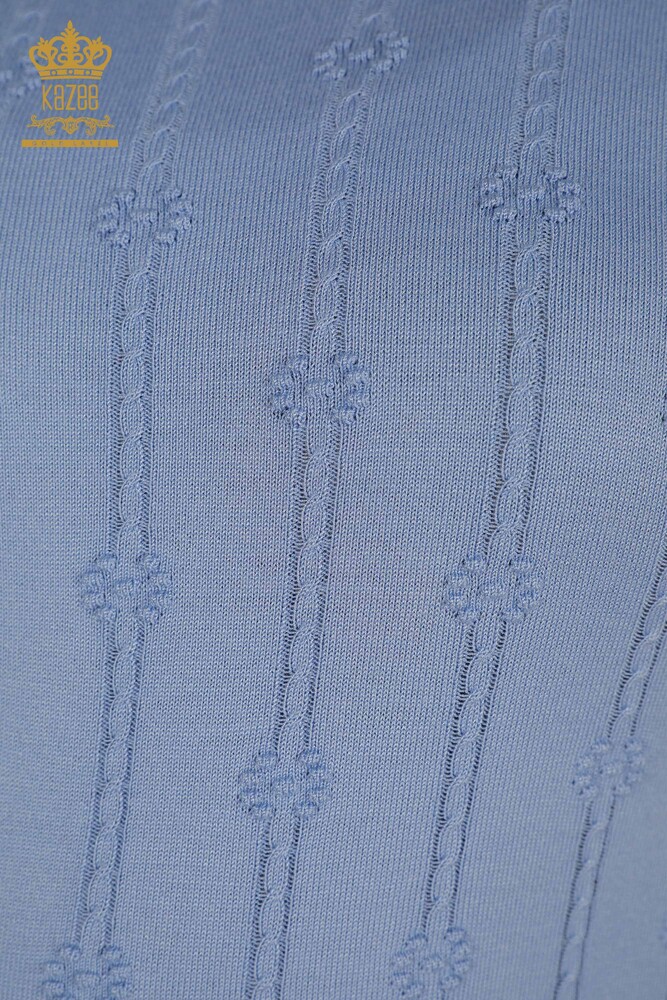 All'ingrosso Maglieria da donna Maglione - Manica corta - Blu - 30129 | KAZEE - 3