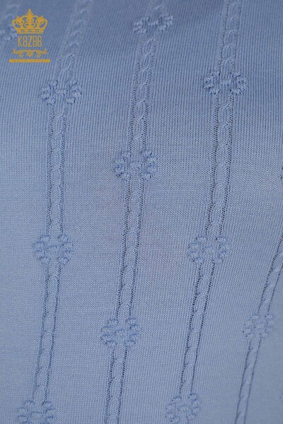 All'ingrosso Maglieria da donna Maglione - Manica corta - Blu - 30129 | KAZEE - 3