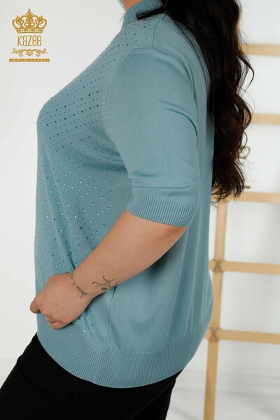 All'ingrosso Maglieria da donna Maglione - Manica corta - Menta - 16950 | KAZEE - 5