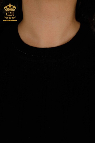 Maglieria Maglieria Donna all'Ingrosso Nero Manica Corta - 30129 | KAZEE - 4