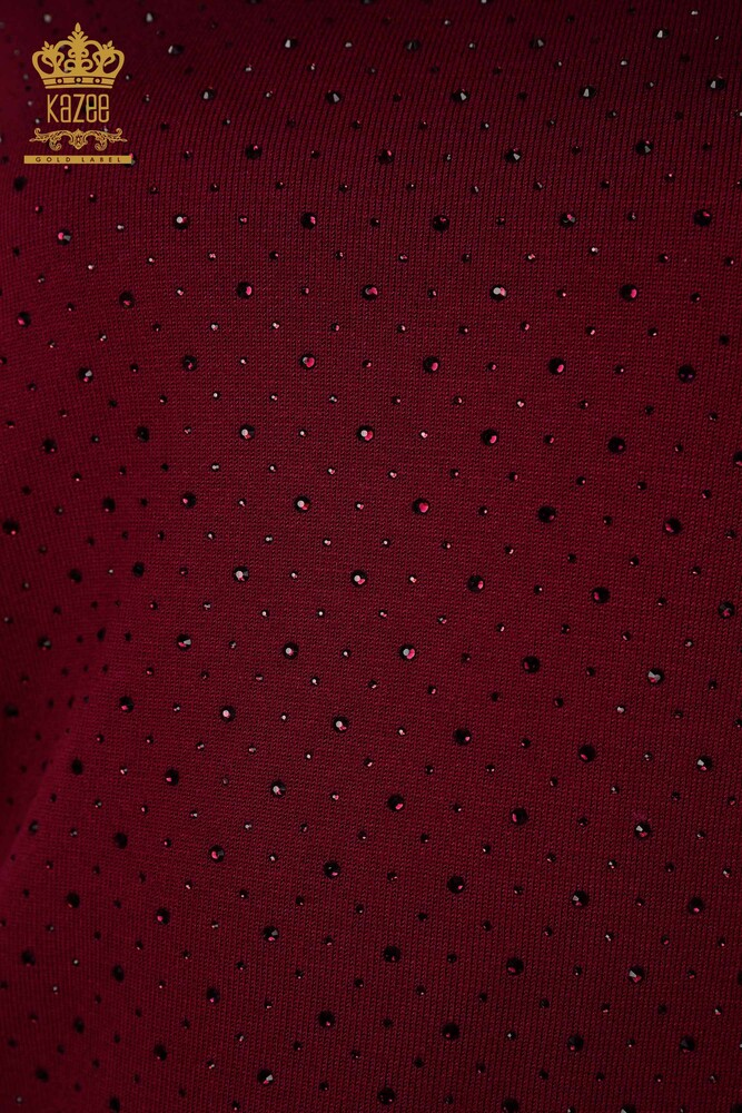 All'ingrosso Maglieria da donna Maglione - Manica corta - Viola - 16950 | KAZEE - 3