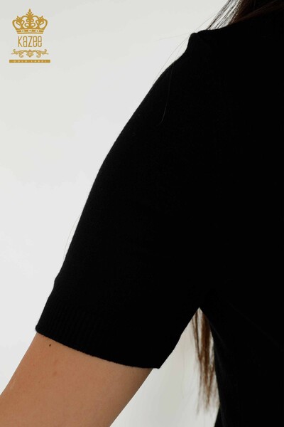 All'ingrosso Maglione di maglieria da donna - modello americano - nero - 15943 | KAZEE - Thumbnail