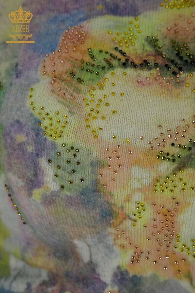 All'ingrosso Maglione di maglieria da donna - Pietra ricamato - digitale - 40026 | KAZEE - Thumbnail
