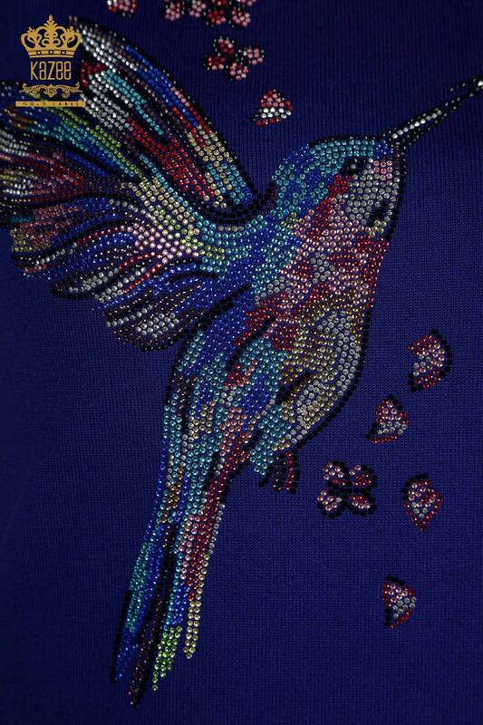 All'ingrosso Maglione di maglieria da donna - modello di uccelli - Saks - 30456 | KAZEE