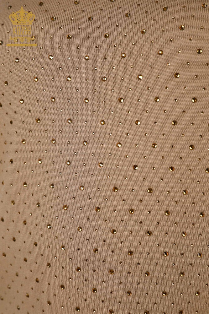 All'ingrosso Maglieria da donna Maglione - Manica corta - Beige - 16950 | KAZEE - 3