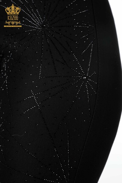 All'ingrosso Pantaloni da donna - Ricamati Pietra - Modellato - A righe - 3439 | KAZEE - 8