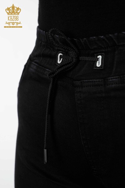 All'ingrosso Pantaloni da donna - tasche dettagliate - nero - 3659 | KAZEE - Thumbnail