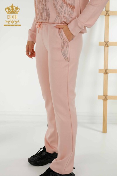 All'ingrosso Set di tute da donna - Con cappuccio - Polvere - 17566 | KAZEE - 10