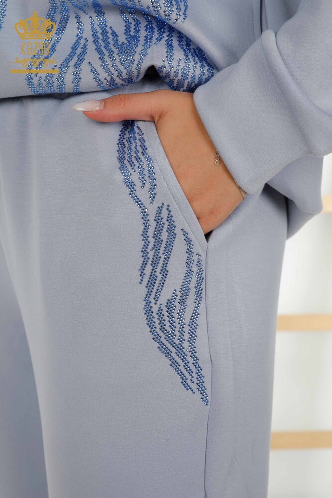 All'ingrosso Set tute da donna - Con cappuccio - Blu - 17566 | KAZEE - 11