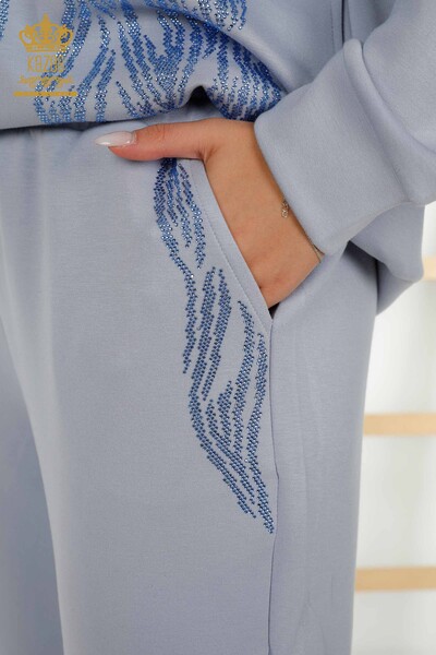 All'ingrosso Set tute da donna - Con cappuccio - Blu - 17566 | KAZEE - 11