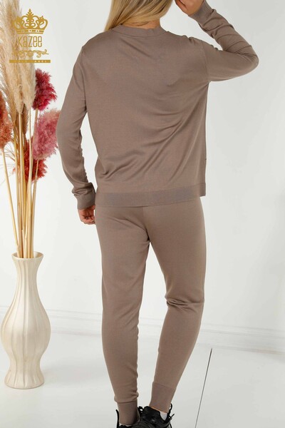 All'ingrosso Set di tute da donna - Con cerniera - Visone - 16276 | KAZEE - 9