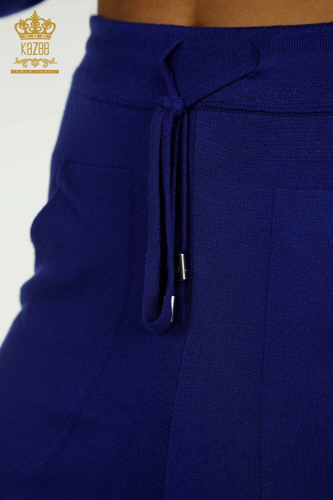 All'ingrosso Set di tute da donna - Ricamo in pietra - Saks - 16662 | KAZEE - 10