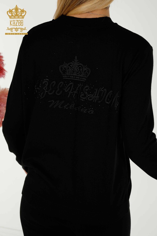 All'ingrosso Set di tute da donna - Con cerniera - Nero - 30638 | KAZEE - 12