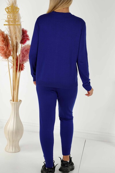 All'ingrosso Set di tute da donna - Con cerniera - Saks - 16276 | KAZEE - 9