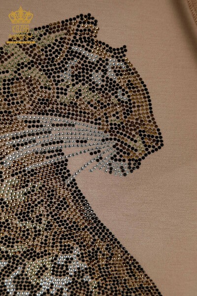 All'ingrosso Set di tute da donna - Motivo leopardato - Visone - 17580 | KAZEE - Thumbnail