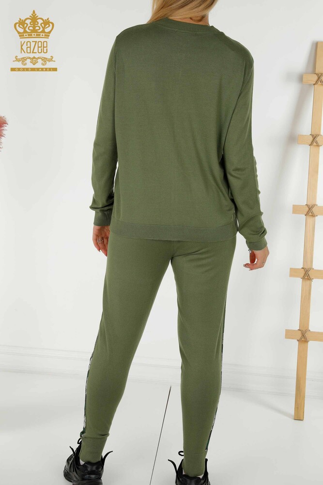 All'ingrosso Set di tute da donna - Farfalla Modello - kaki - 16678 | KAZEE - 12