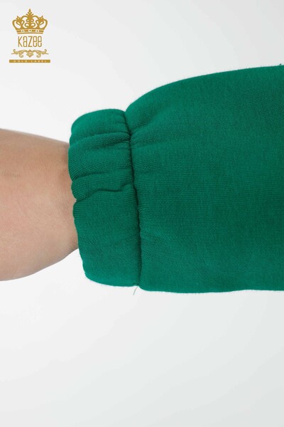 Set tuta da donna all'ingrosso motivo tigre verde - 17473 | KAZEE - 6