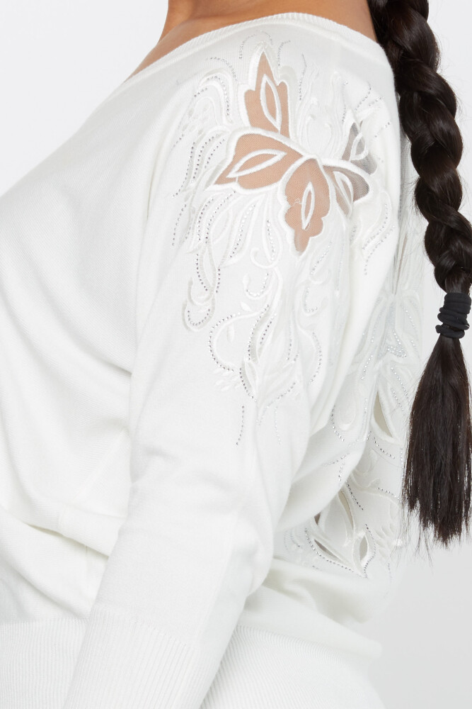 Jersey Punto Bordado Crudo - 30924 | KAZEE (Juego de 4 M-L-XL-2XL) - 4