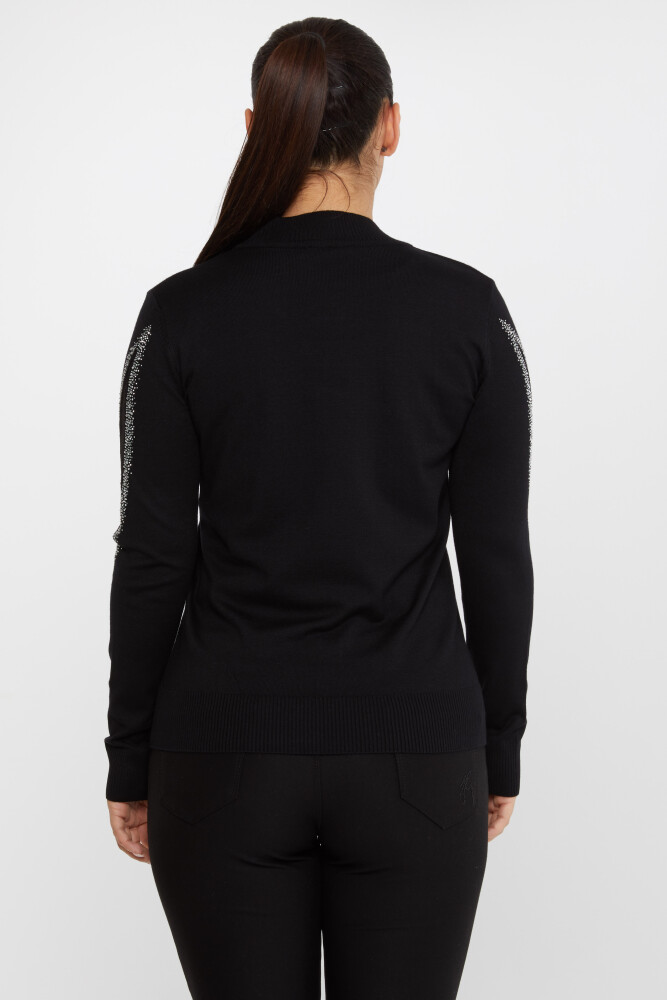 Jersey Punto Bordado Piedra Negro-Crudo - 30090 | KAZEE (Juego de 4 M-L-XL-2XL) - 5