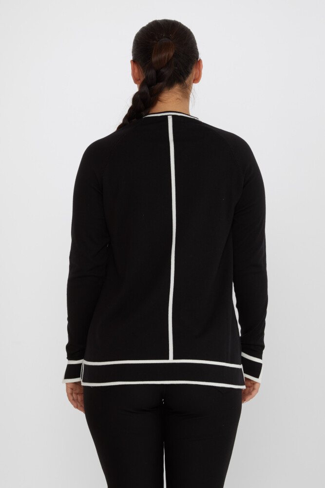 Jersey Punto con Detalle Abertura Negro - 31675 | KAZEE (Juego de 2 M-L) - 5