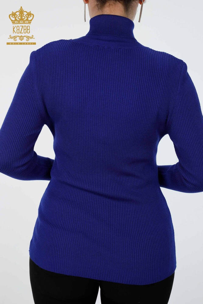 تريكو نسائي بالجملة تفاصيل مخططة مطرزة بأحجار التريكو - 16241 | كازي - 36