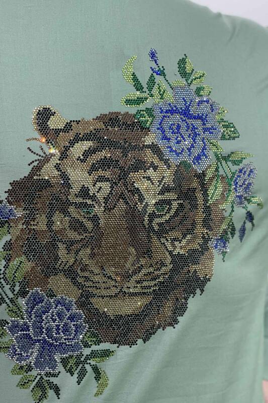 قميص نسائي من حجر النمر والزهور - 20000 | كازي