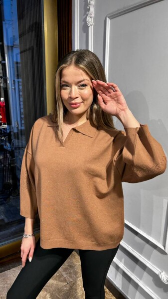 KADIN KAZAK CAMEL (XL-XXL-3XL) - Kazee