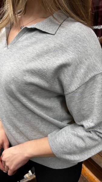 KADIN KAZAK GRİ (XL-XXL-3XL) - 3