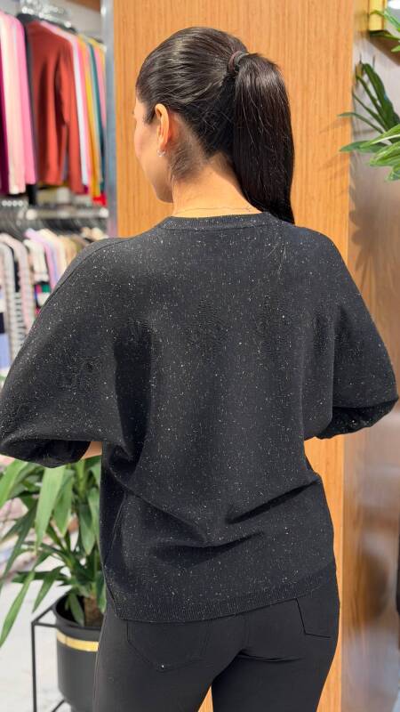 Kadın Kazak SIYAH (M-L-XL) - 2