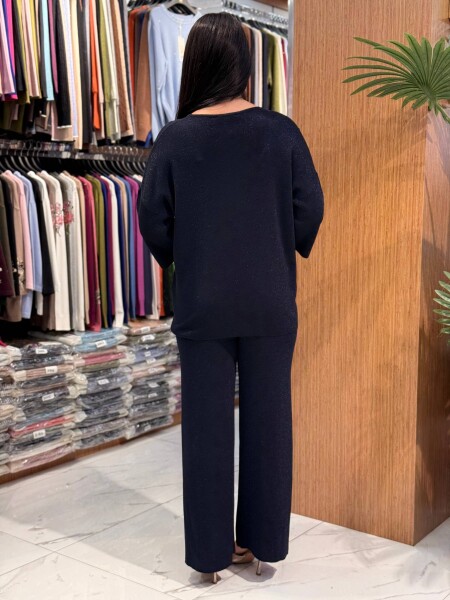 KADIN NERVÜRLÜ KÜÇÜK BEDEN PANTOLON LACIVERT - 6