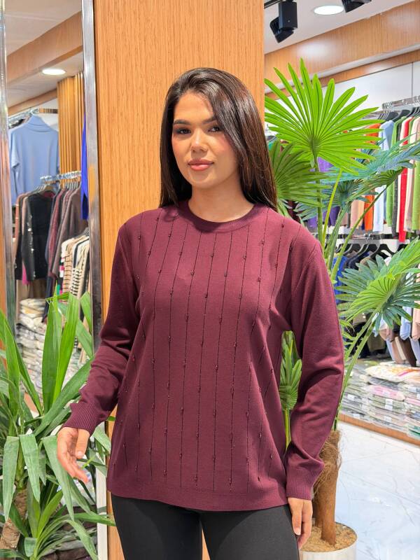 Kadın Triko BORDO - 2