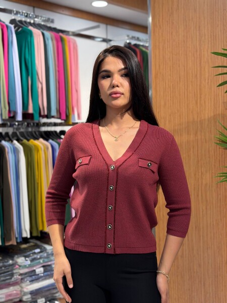 Kadın Triko BORDO - 3