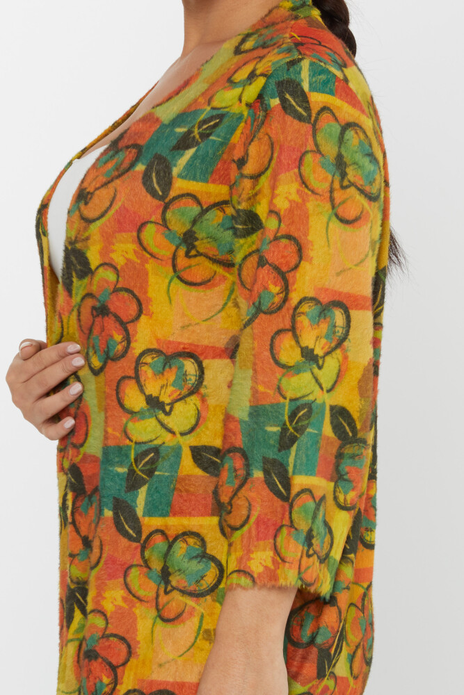 Kardigan Angora z kolorowym wzorem kwiatowym - 30452 | KAZEE (zestaw 3 sztuk M-L-XL) - 5